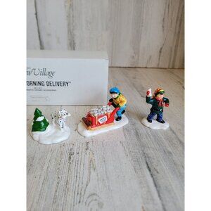 Dept 56 54313 Early Morning Delivery Snow village accessory Xmas